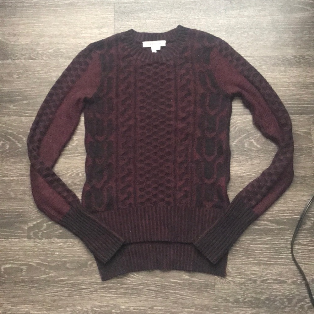 Bcbgeneration Maroon/ Black Sweater